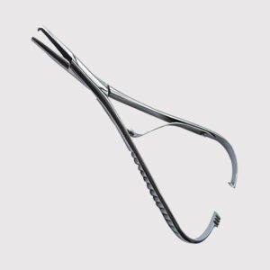 Elastic Placing Mathieu Pliers With Hook Tip